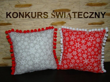 Wygraj dwie świąteczne poduszki z pomponami, do godz. 20:00