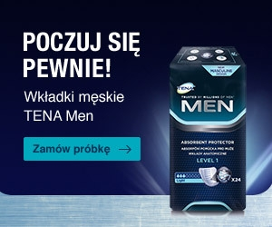 Wypełnij formularz i otrzymaj próbkę produktów TENA Men Extra Light i Light
