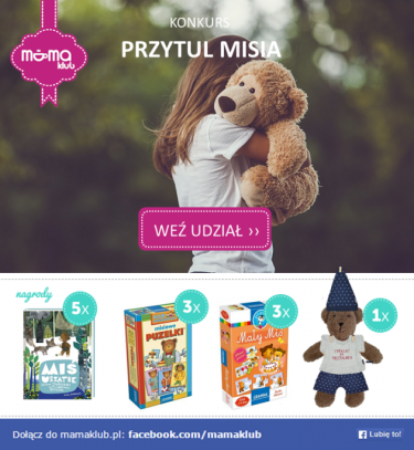 Konkurs fotograficzny "Przytul misia"
