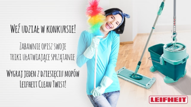 Konkurs "Spędzaj czas z TVN, wygraj mop LEIFHEIT CLEAN TWIST"