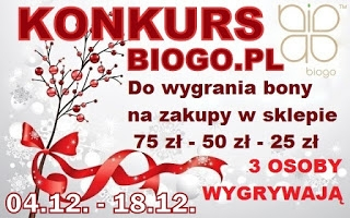Świąteczny konkurs ze sklepem Biogo.pl
