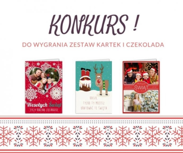 Wygraj 2 personalizowane kartki i świąteczna czekolada