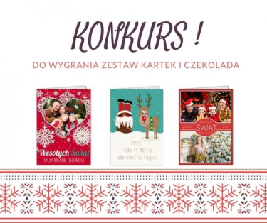 Wygraj 2 personalizowane kartki i świąteczna czekolada