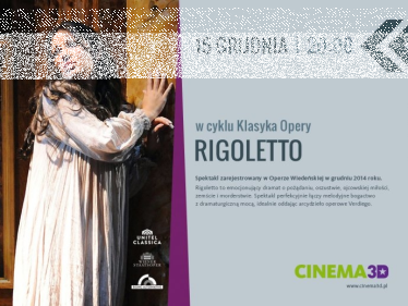 Wygraj bilety na Klasykę Opery! RIGOLETTO, Świdnice, do godz. 18:00