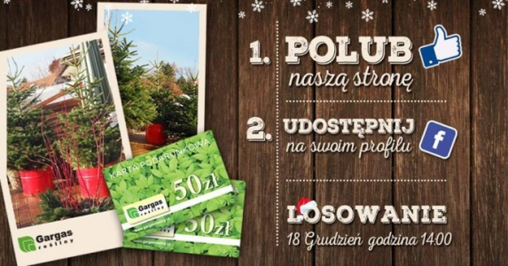 Wygraj świąteczne choinki od Gargas rośliny