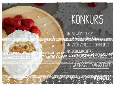 Konkurs fotograficzny "Deser dla św. Mikołaja"