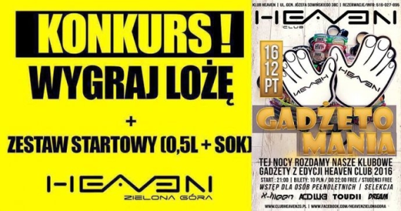 Wygraj 1 z 6 DARMOWYCH LOŻY z PAKIETEM STARTOWYM (o,5+cola) na sali HOUSE lub DANCE