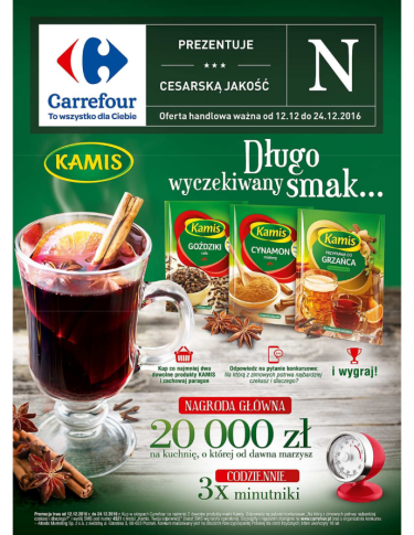 Konkurs "Długo wyczekiwany smak" Carrefour