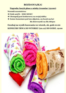 Konkurs "Rozdawajka z Miki Minky"