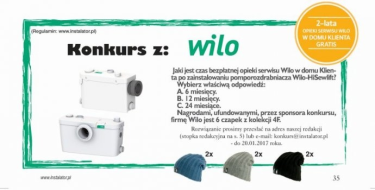 Świąteczny konkurs z firmą Wilo