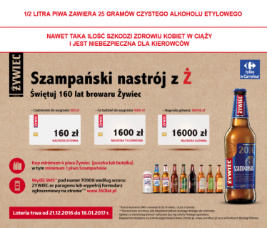 Loteria "Szampański nastrój z Ż" 18+ Carrefour