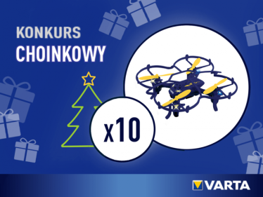 Konkurs "Ułóż życzenia, wygraj drona z logo Varta"