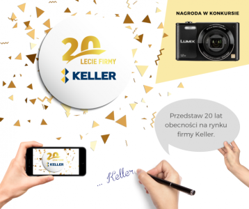 Konkurs "Przedstaw 20 lat obecności na rynku firmy Keller"