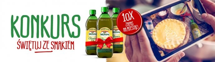 Konkurs "Świętuj ze smakiem - MONINI"