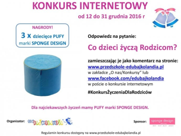 Konkurs internetowy dla rodziców