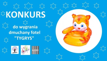 Wygraj materacyk dmuchany tygrysek