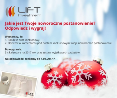 Konkurs noworoczny z Lift Investment