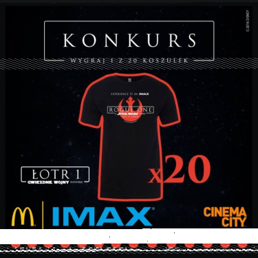 Gwiezdne wojny koszulki IMAX