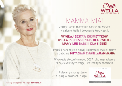 Konkurs fotograficzny "#WellaMammaMia"