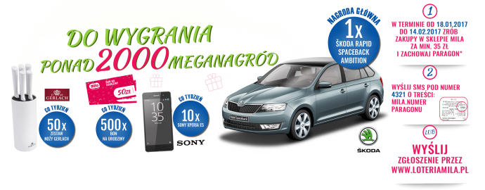 Loteria Urodzinowa MILA