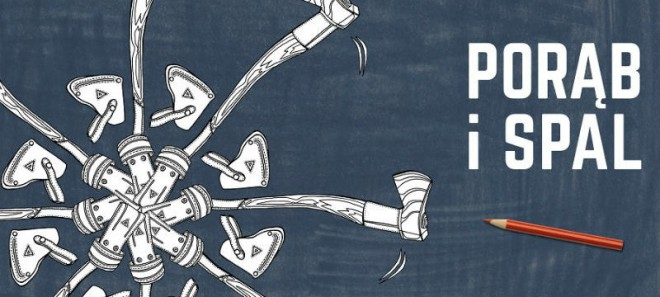 Wygraj książkę "Porąb i spal. Activity book"