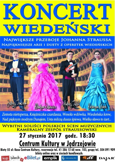 Wygraj zaproszenie na Koncert Wiedeński w Jędrzejowie