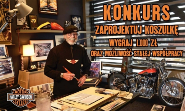 Konkurs "Grafika na koszulkę salonu GOC Harley-Davidson Rzeszów" do godz 18:00