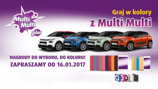 Loteria "Graj w kolory z MultiMulti"