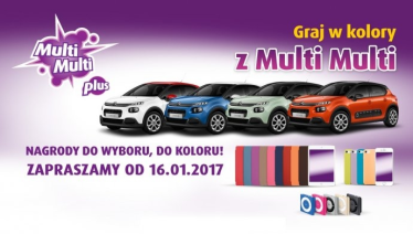Loteria "Graj w kolory z MultiMulti"