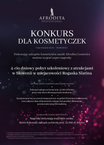 Konkurs dla kosmetyczek "Wygraj szkolenie w Słowenii"