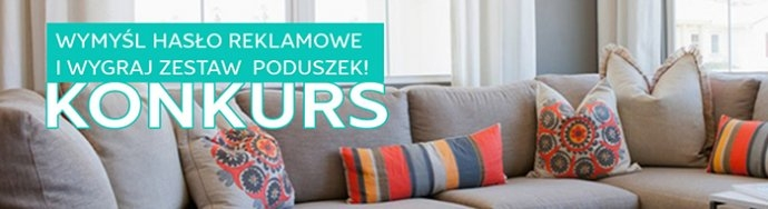 Wymyśl hasło reklamowe dla dekorujonline.pl i wygraj zestaw poduszek