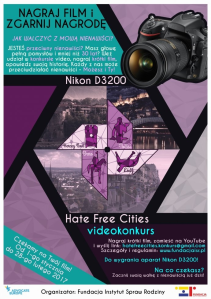 Konkurs "Wideo Hate Free Cities"
