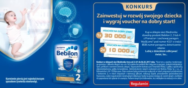 Konkurs "Bebilon 2,3,4" Biedronka