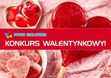Konkuts walentynkowy z Food Colours