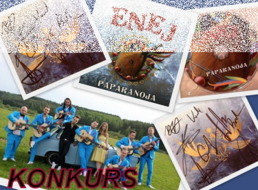 Konkurs: ENEJ album "Paparanoja" z autografami wszytskich członków zespołu.