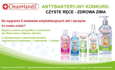 Konkurs "Czyste ręce - zdrowa zima"