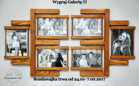 Wygraj galerię ramek na zdjęcia.