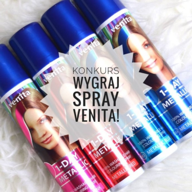 Wygraj kolorowy spray do włosów!