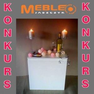 Wygraj wiszącą białą szafkę