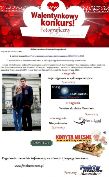 III Walentynkowy Konkurs Fotograficzny