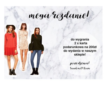 Wygraj bon na zakupy w sklepie Random77
