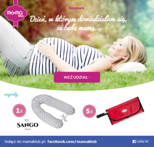 Konkurs "Dzień, w którym dowiedziałam się, że będę mamą..." luty '17