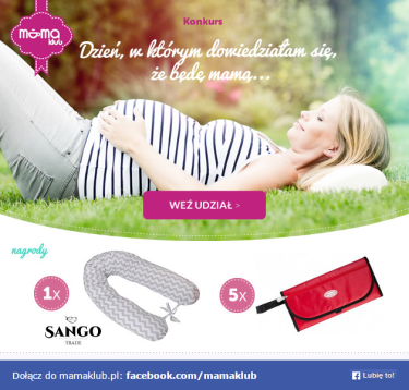 Konkurs "Dzień, w którym dowiedziałam się, że będę mamą..." luty '17