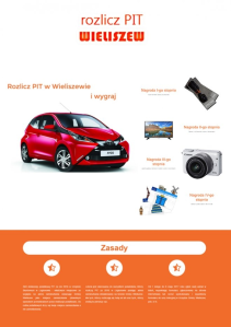 Loteria "Rolicz PIT w Wieliszewie - wygraj samochód"
