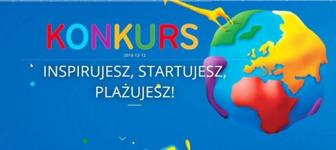 Konkurs "Inspirujesz, Startujesz, Plażujesz!"