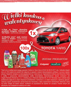 Wielki Konkurs Walentynkowy w TESCO