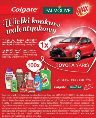 Wielki Konkurs Walentynkowy w TESCO