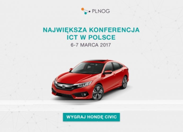 Wygraj Hondę Civic podczas konferencji PLNOG18 w Warszawie !