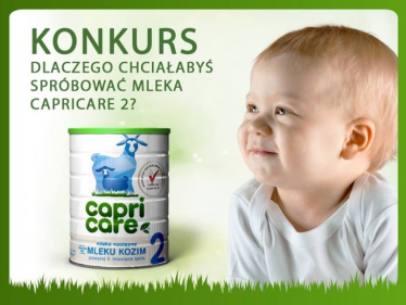 Konkurs "Dlaczego chciałabyś spróbować mleka Capricare 2?"