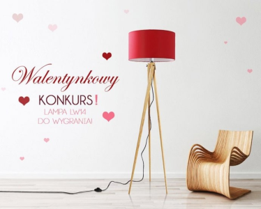 Wygraj lampę LW14 z czerwonym abażurem